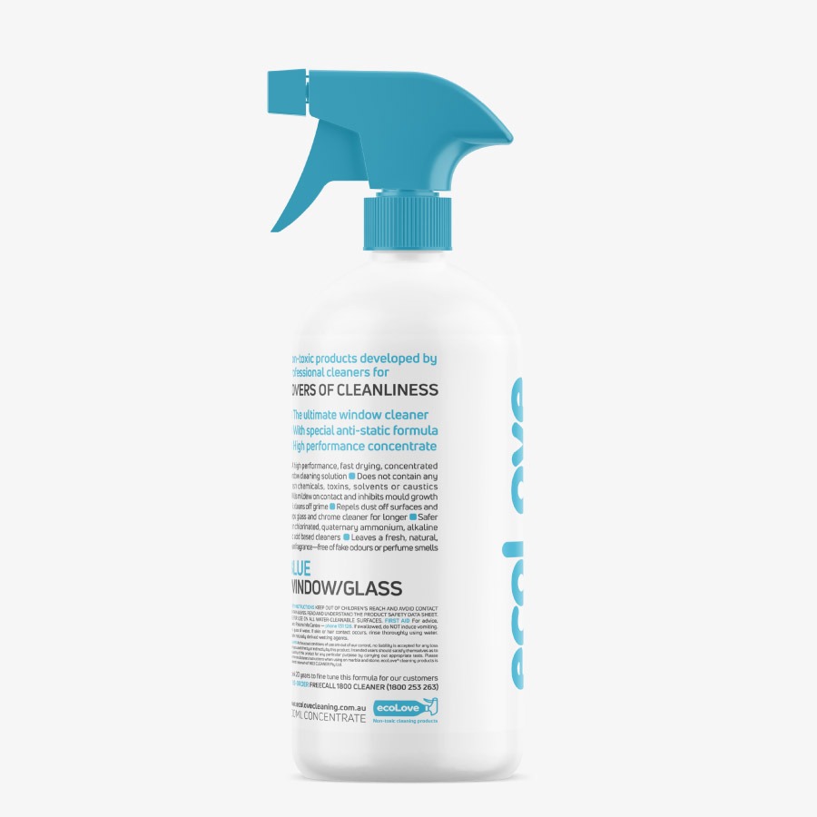 Ecolove cleaning products logo and labels