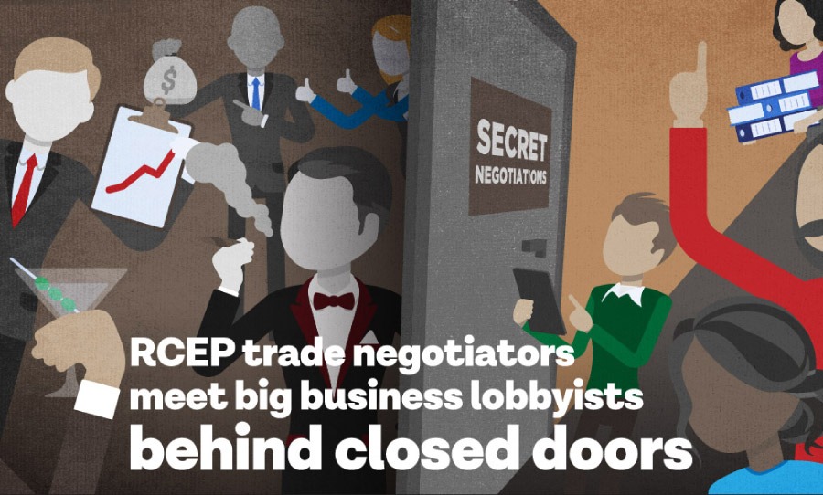 RCEP secret deal social media image