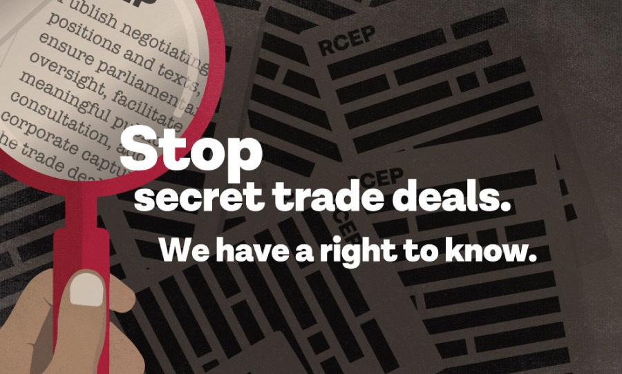 RCEP secret deal social media image