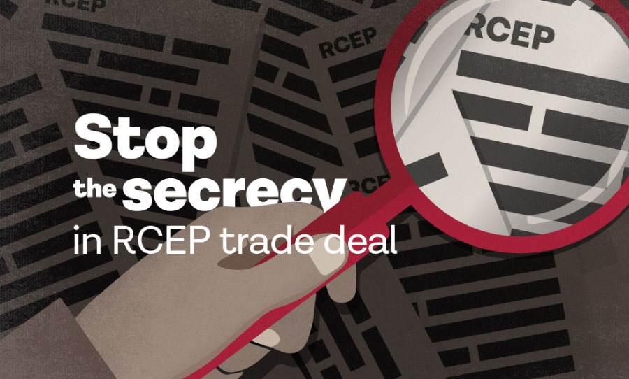 RCEP secret deal social media image