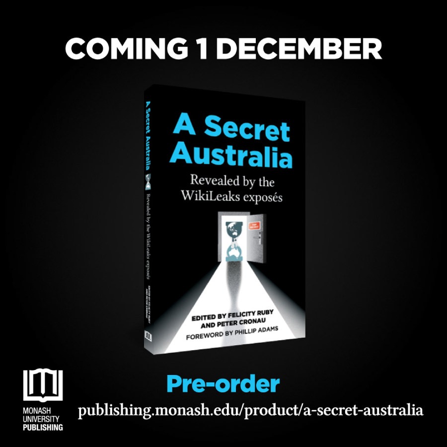 A Secret Australia WIkiLeaks book social media image